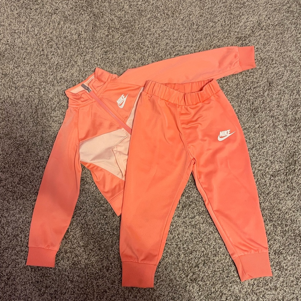 Nike Kids Coral Tracksuit Set